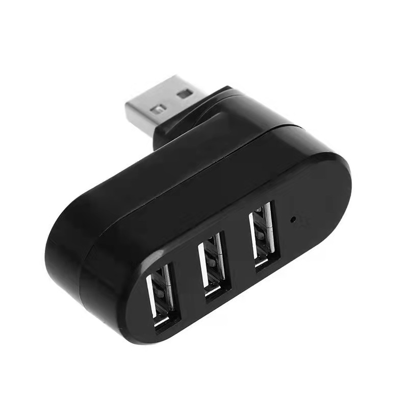 3-in-1 USB2.0/3.0 Ports HUB High Speed Rotating Splitter For PC/Laptop Connector Equipment Adapter 180 Degree Rotation Adapter